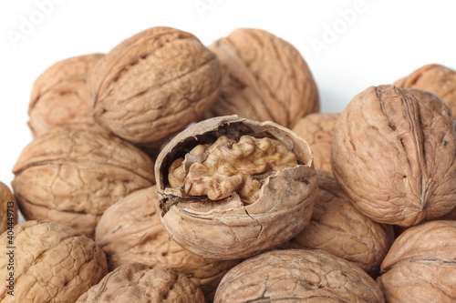 Ripe walnuts