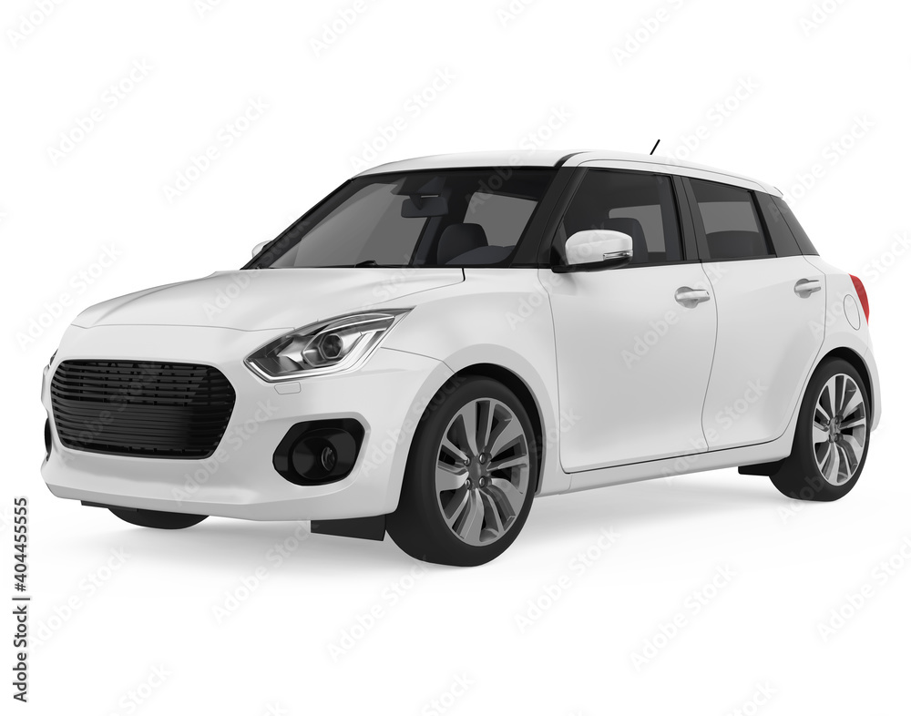 Car Hatchback Isolated Car Hatchback Isolated
