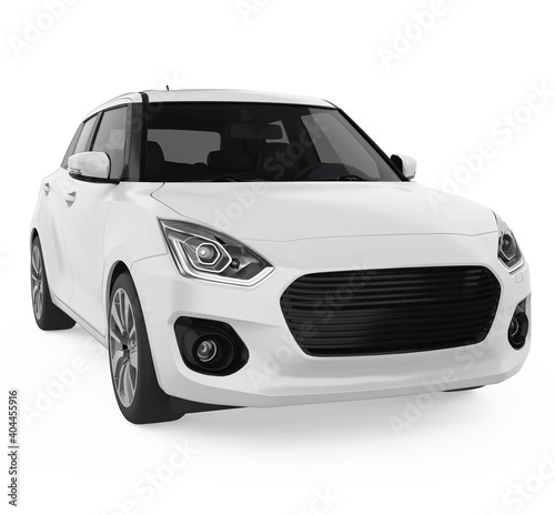 Obraz na płótnie Car Hatchback Isolated