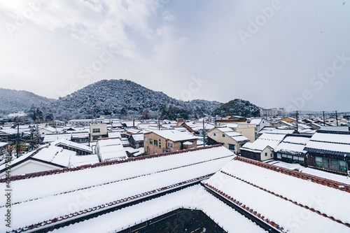 倉吉の冬 - Winter city in Japan photo