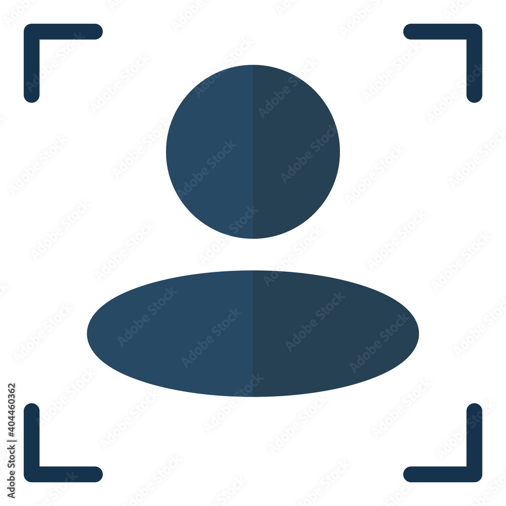 Profile camera icon logo or illustration design. Perfect use for web, mobile app, pattern design etc. Profile camera icon logo or illustration design. Perfect use for web, mobile app, pattern design etc.