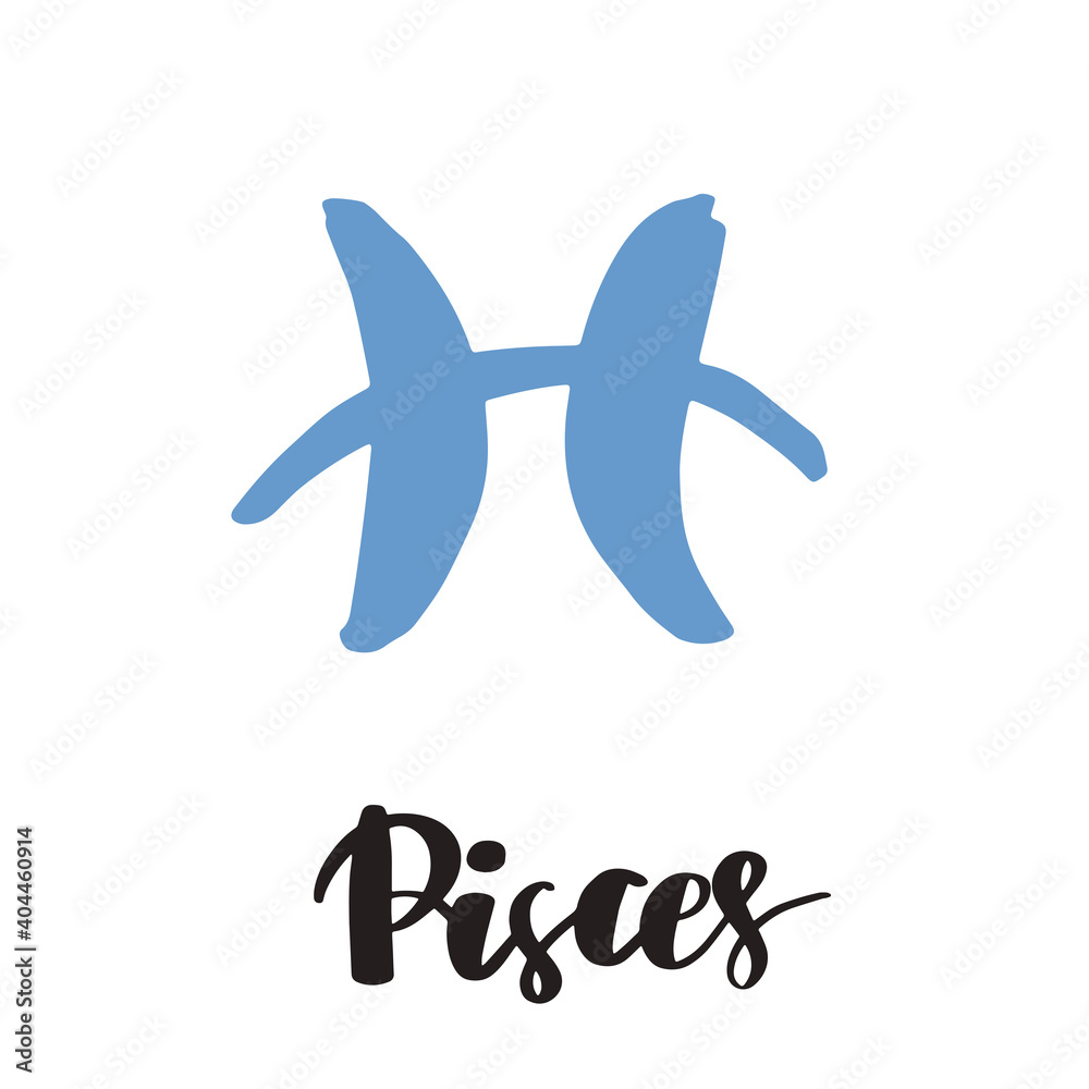 Obraz premium Vector hand drawn in sketch style astrology illustrations of the zodiac signs.