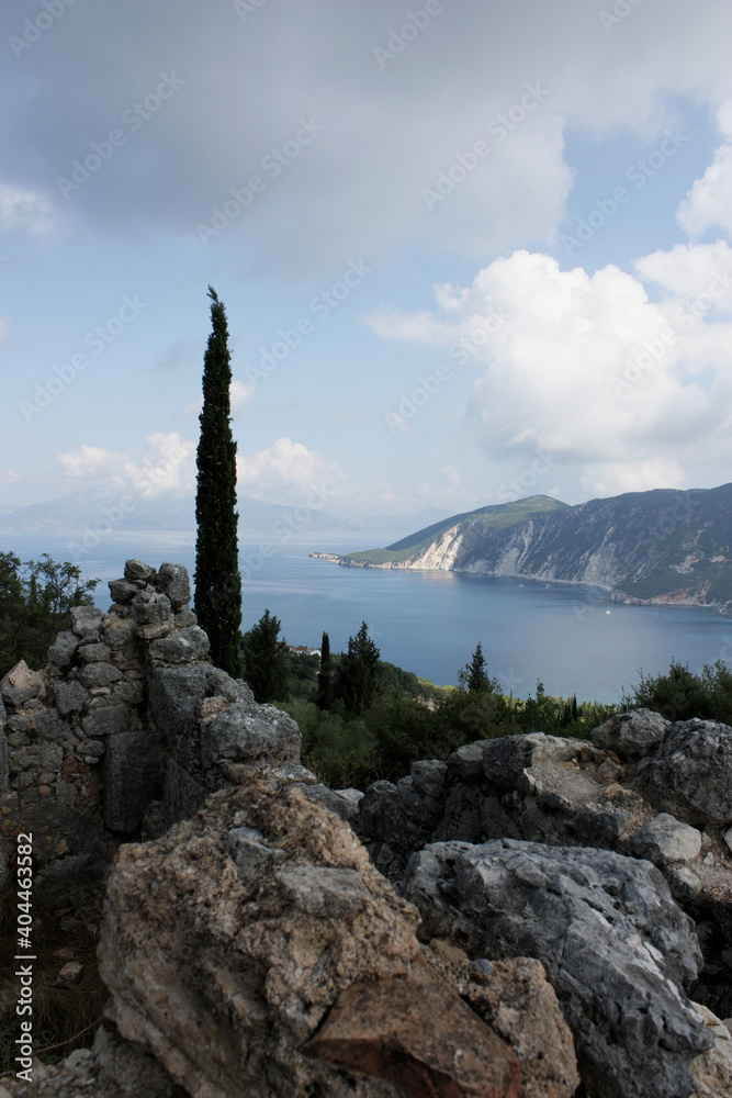 Φωτογραφία The legendary school and home of the ancient poet Homer on the island of Ithaca