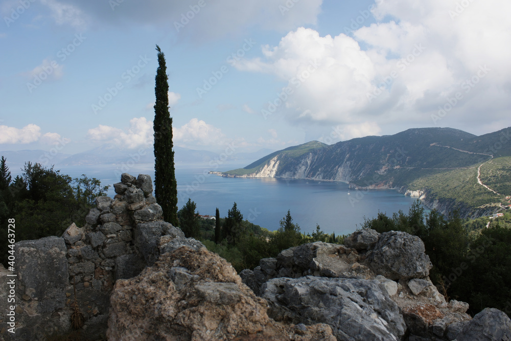 Φωτογραφία The legendary school and home of the ancient poet Homer on the island of Ithaca