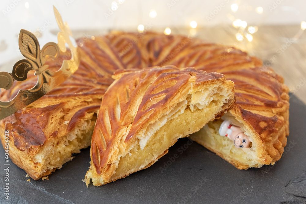 Galette des rois during the epiphany Galette des rois during the epiphany