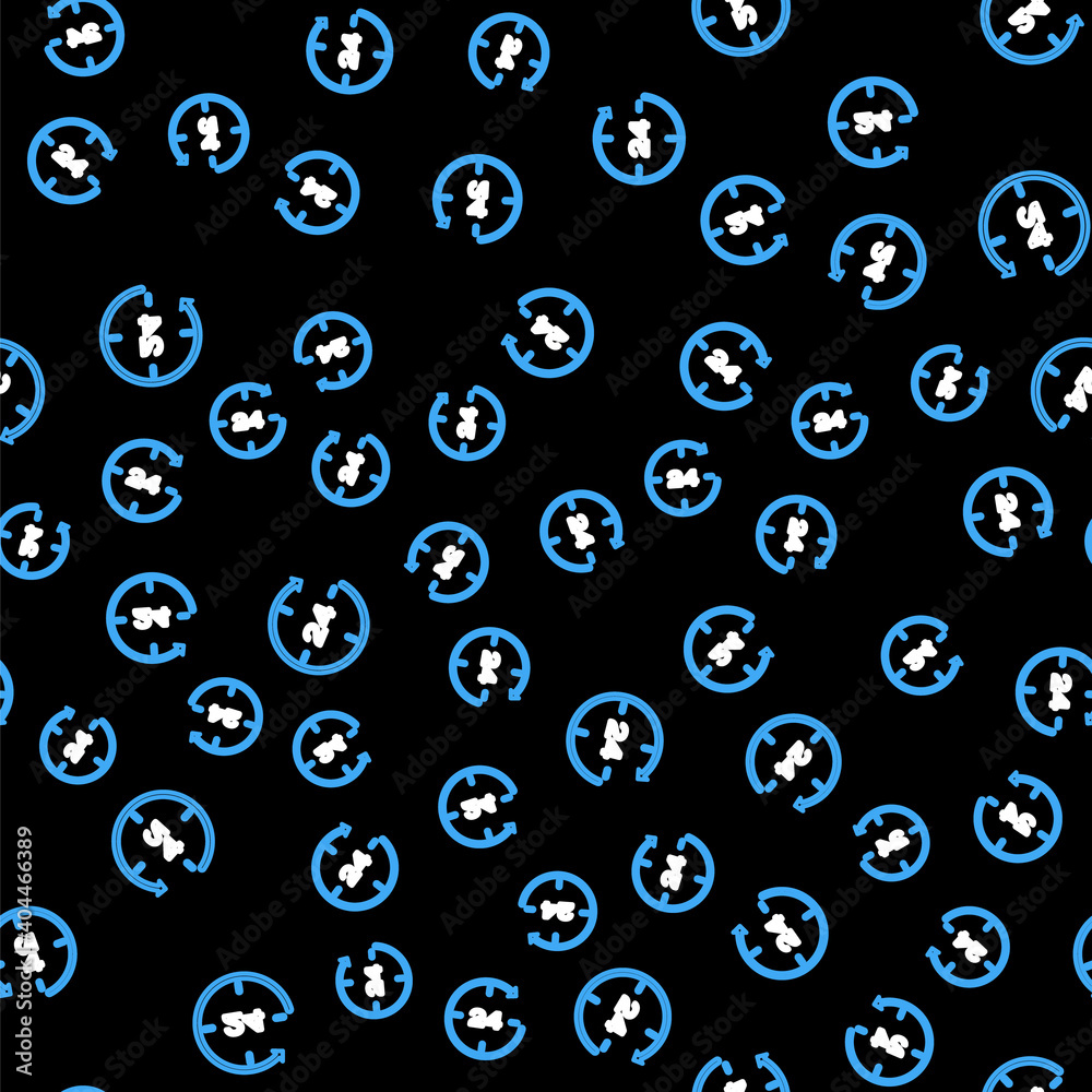 Line Clock 24 hours icon isolated seamless pattern on black background. All day cyclic icon. 24 hours service symbol. Vector. Line Clock 24 hours icon isolated seamless pattern on black background. All day cyclic icon. 24 hours service symbol. Vector.