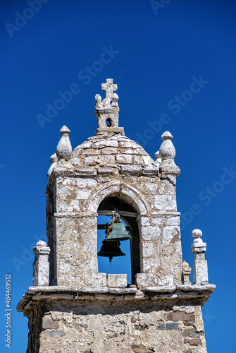 the ancient church tower of Guallatire photo
