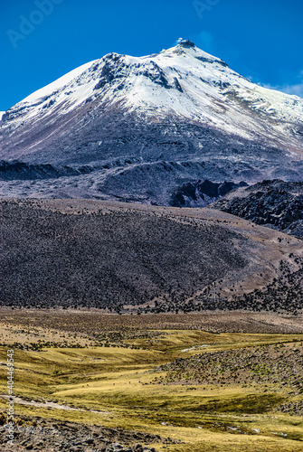 Volcano Guallatiri volcano, 6063 m photo