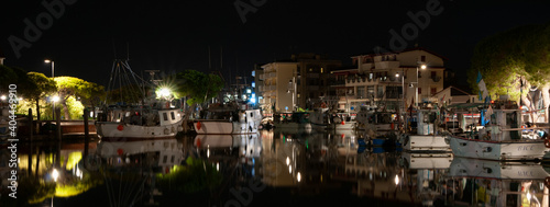 Porto di Caorle nella notte 