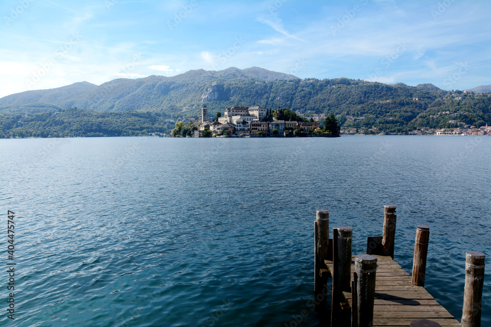 Orta is a wonderful village on Lake Orta in Piedmont. Opposite is the magical island of San Giulio that can be reached by a motorboat. Orta is perhaps the nicest lake village in northern Italy.