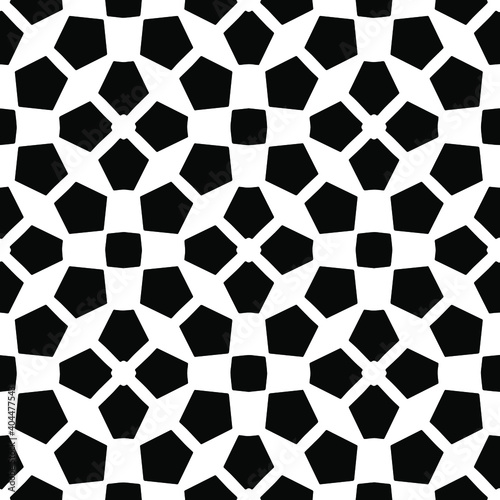  Black and white texture. Abstract seamless geometric pattern. 