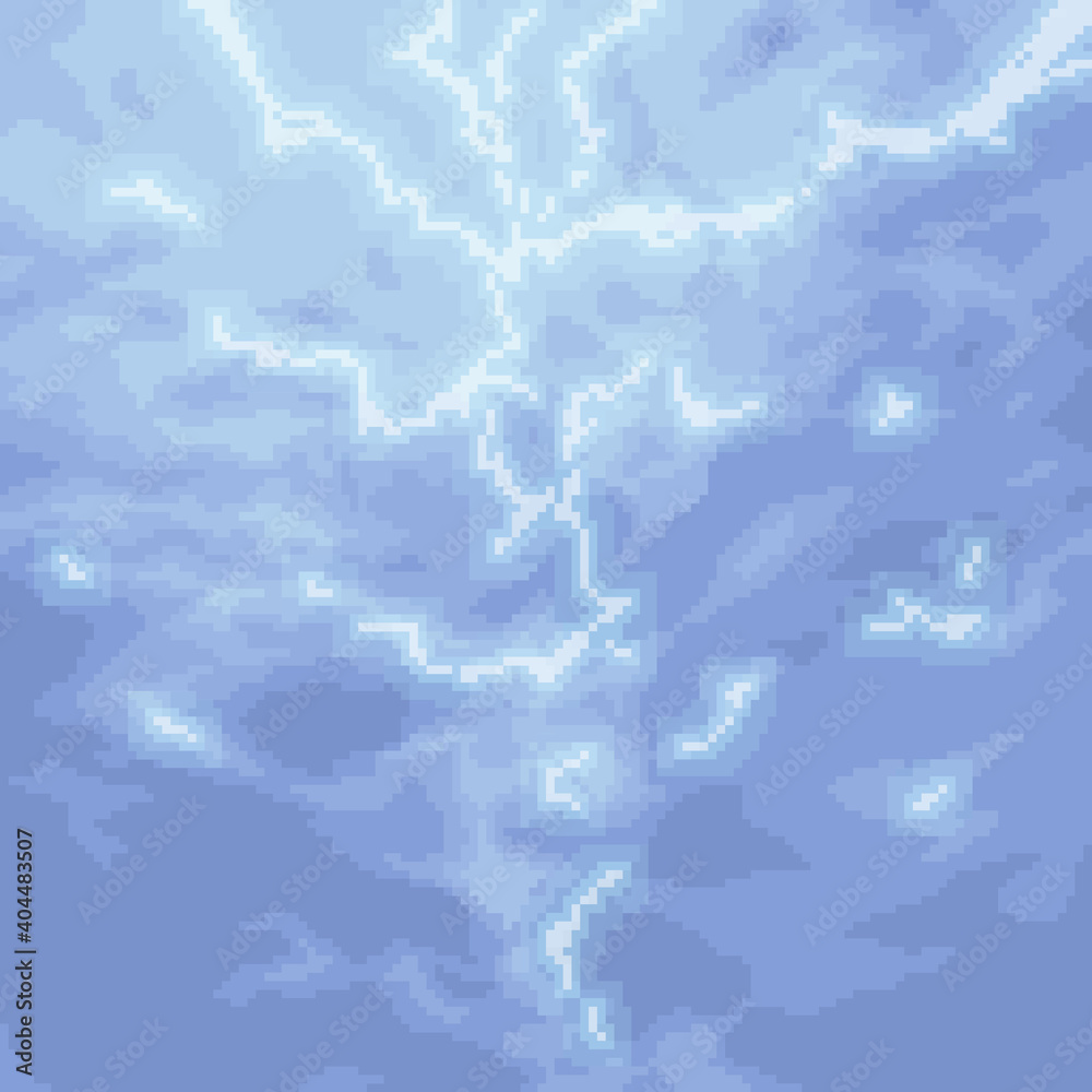 pixel art blue lightning square background pixel art blue lightning square background