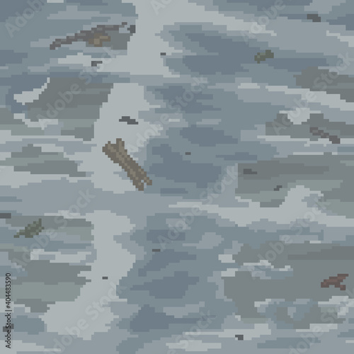 pixel art storm tornado square background
