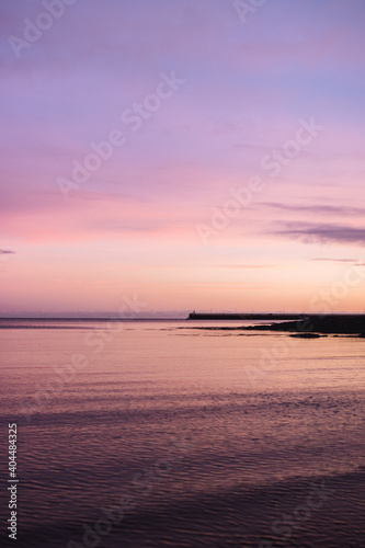 Pastel Coastal Landscape 