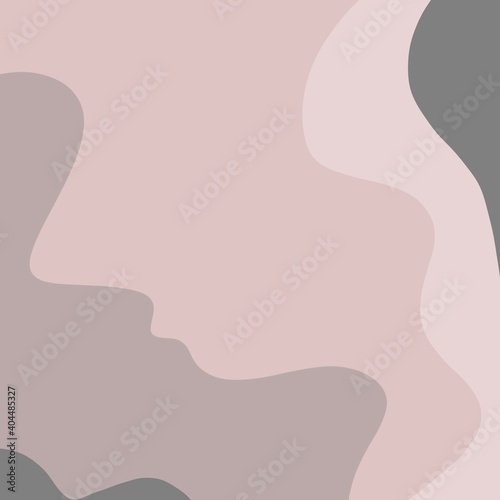 Background with pink, grey waves