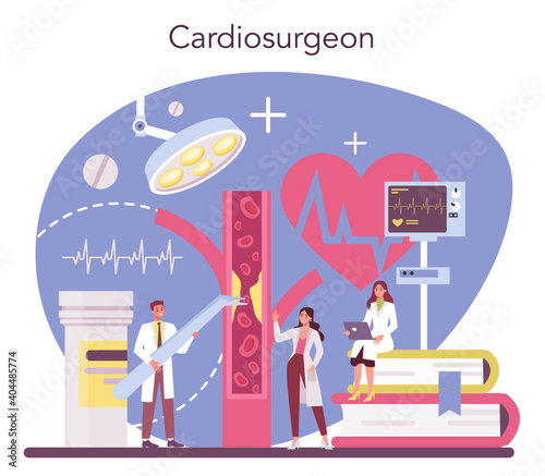 Cardiologist concept. Idea of heart care and medical diagnostic