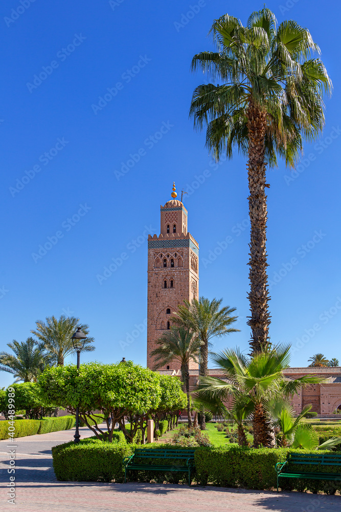 Fototapeta premium Kutubiyya Mosque, Marrakesh