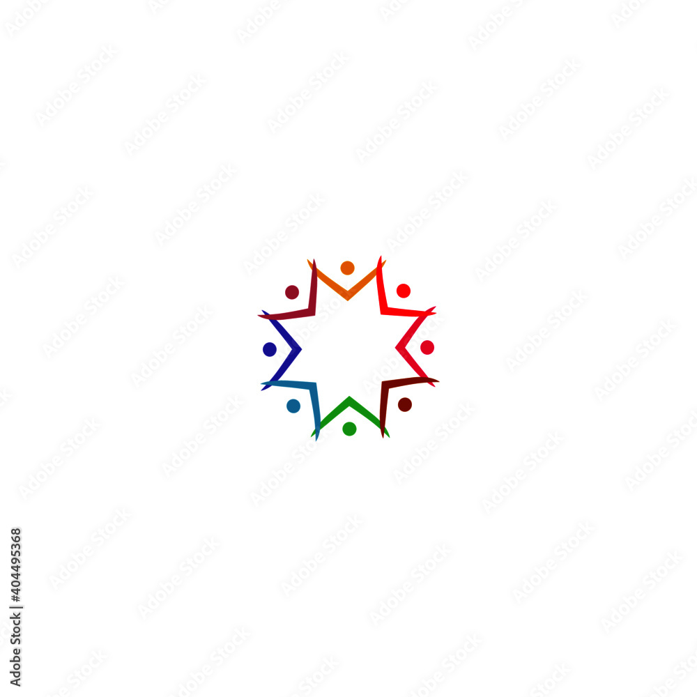 PEOPLE TOGETHER ABSTRACT ART ICON SYMBOL CLIPART ISOLATED ON WHITE PEOPLE TOGETHER ABSTRACT ART ICON SYMBOL CLIPART ISOLATED ON WHITE