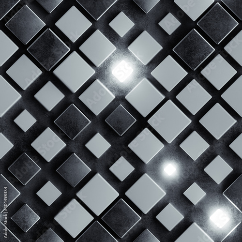 Seamless pattern of black c...