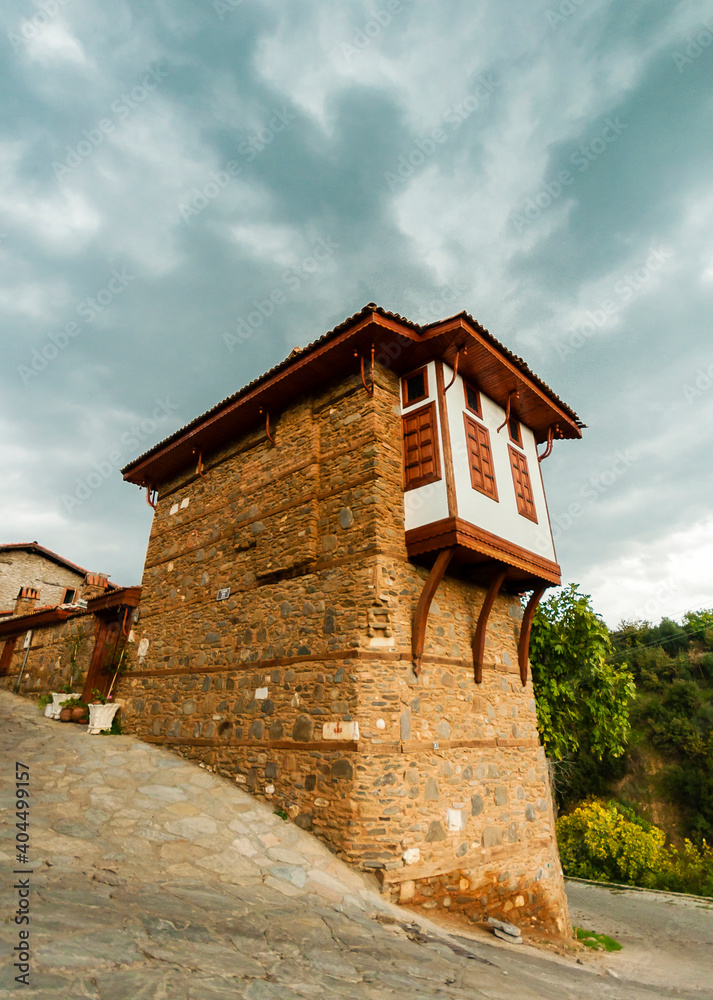 Fototapeta premium Historical Birgi Town in Izmir Province