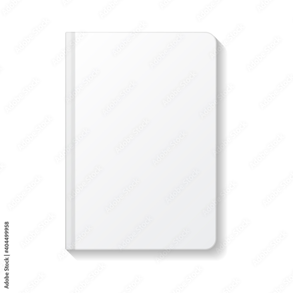 Blank white notebook rounded edges top view mockup template. Blank white notebook rounded edges top view mockup template.