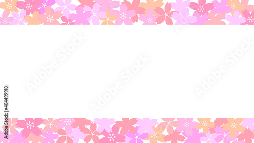 桜のフレーム素材