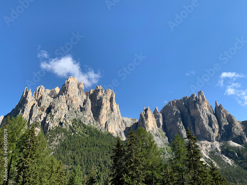 Dolomiltes landscape a mountain range in northeastern Italy