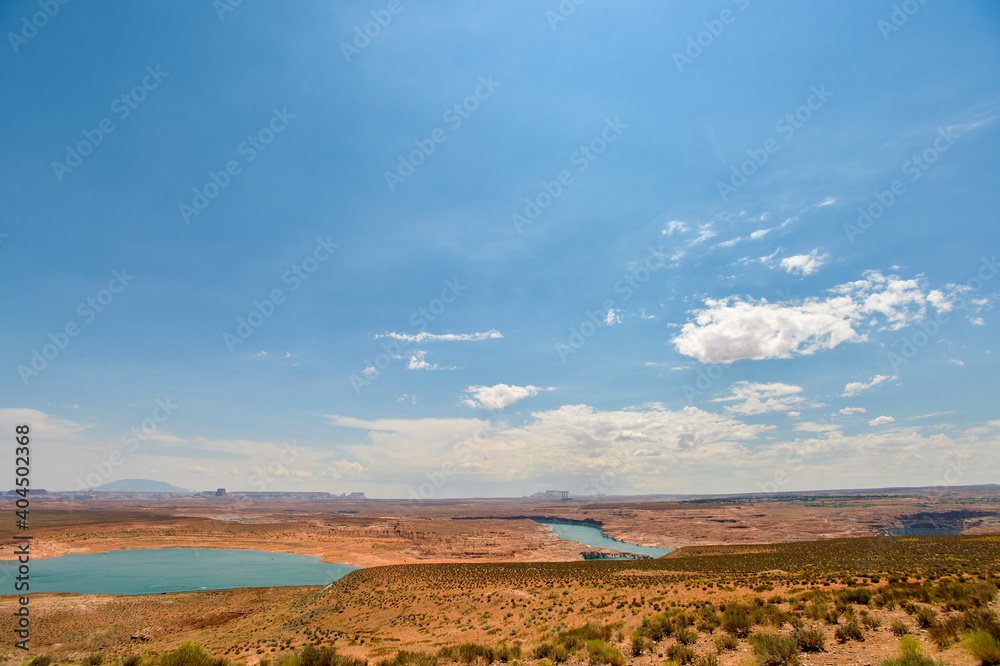 Obraz premium グランドサークル、レイクパウエルと空