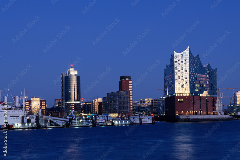 Naklejka premium Hafen Hamburg