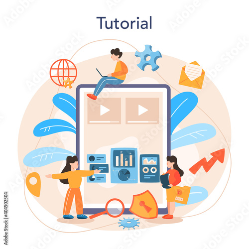 Website analyst online service or platform. Web page improvement