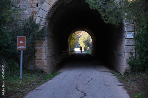 Train tunnel abandoned