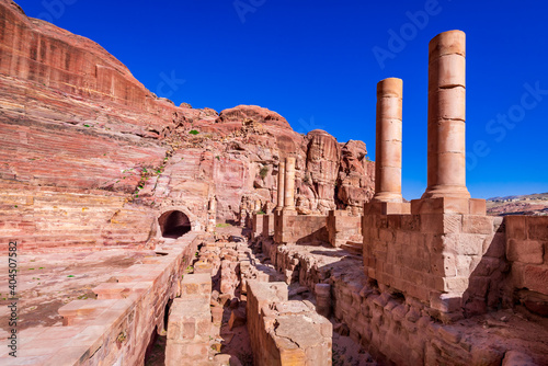 Petra, Jordan - ancient Nabatean Theatre ruins
