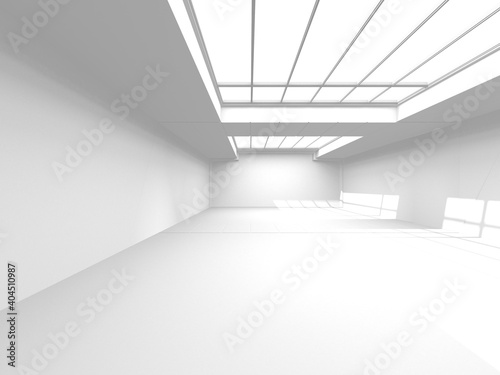 White Modern Background. Abstract Building Concept