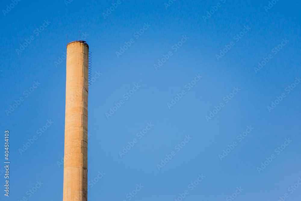 Cement chimneys of an old industry