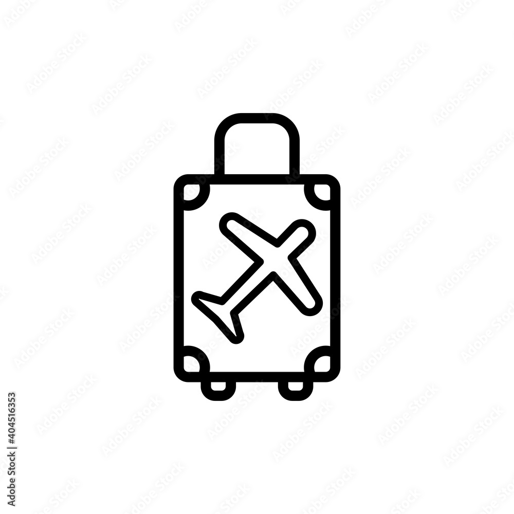 travel bag icon vector illustration design travel bag icon vector illustration design