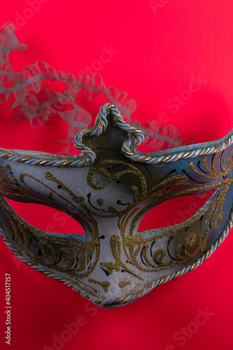 isolated venetian carnival mask