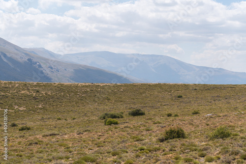 mountainous landscape of Sierra Nevada in southern Spain