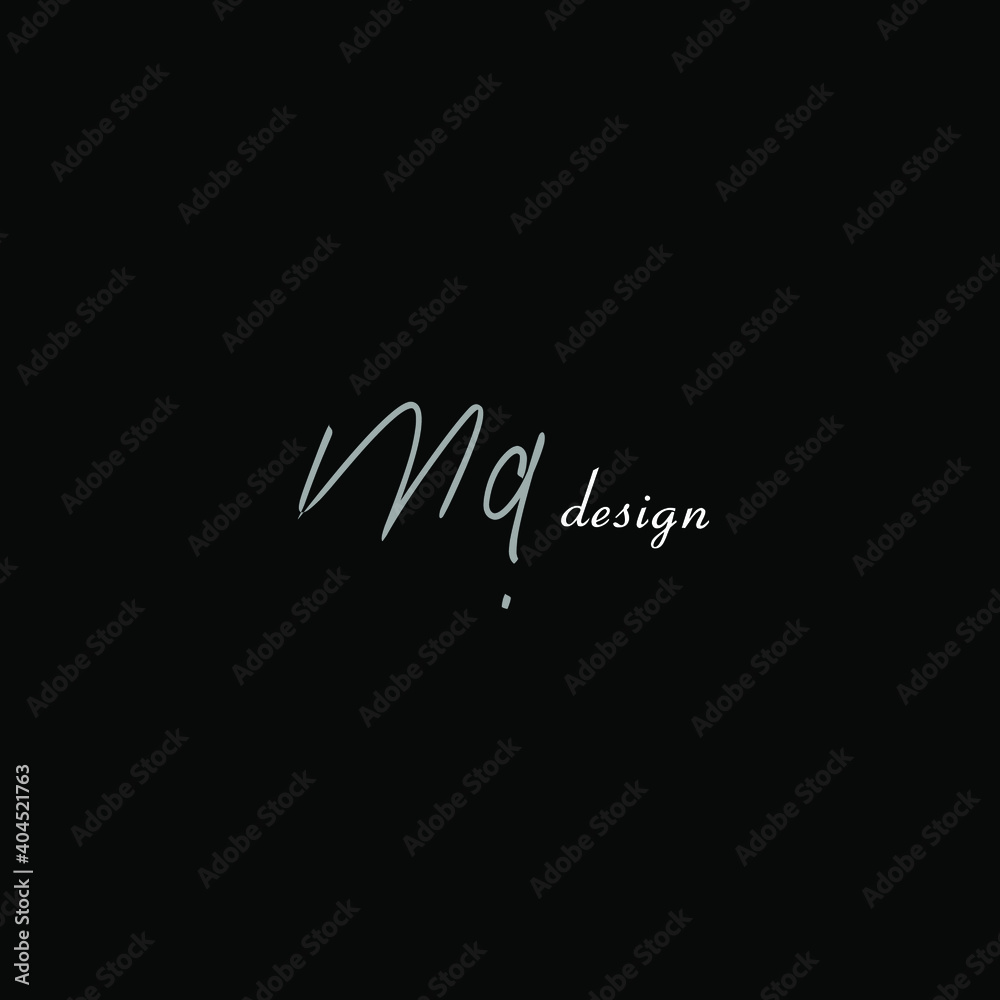 MA Handwritten Logo for Identity