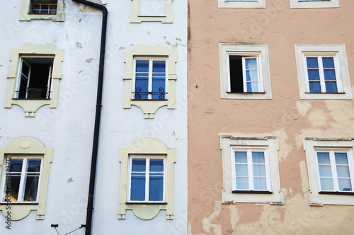 An old narrow street in Salzburg, Austria © nastyakamysheva