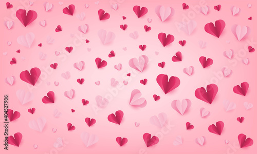 Happy Valentine's days of background. vector illustration