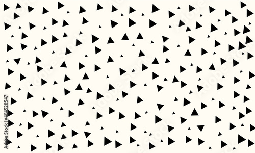 Abstract triangle black background vector design.