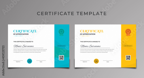Yellow & Paste Certificate of Achievement Template (ID: 404528703)