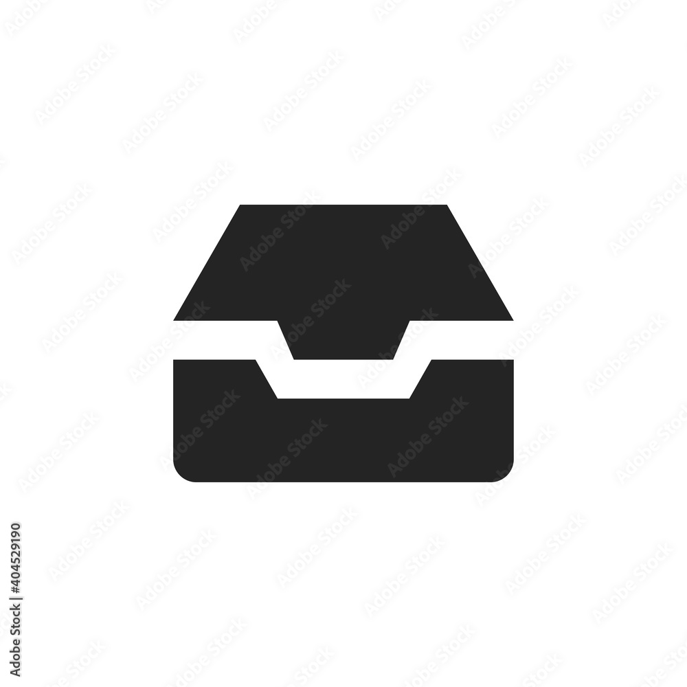 Inbox icon. Social media element symbol modern, simple, vector, icon for website design, mobile app, ui. Vector Illustration Inbox icon. Social media element symbol modern, simple, vector, icon for website design, mobile app, ui. Vector Illustration