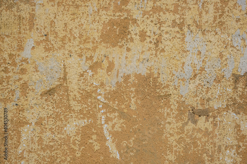 Rust coloured painted aged, grunge wall texture, background. Stock Photo. © LEEPOWERS