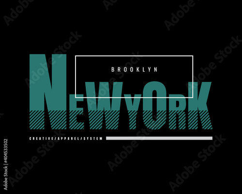 New York typographic graphic vector illustration, perfect for t-shirts, shirts etc.