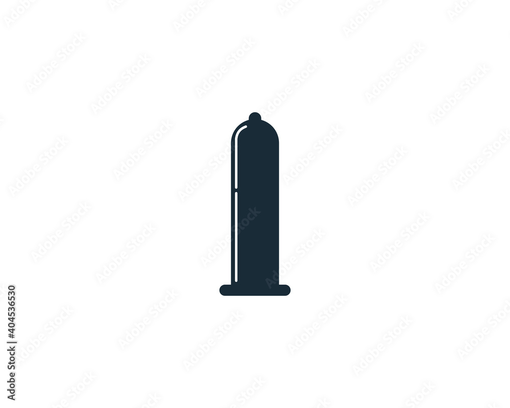 Fotografie Condom Icon Vector Logo Template Illustration Design