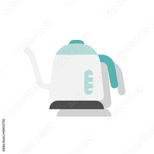Flat vector icon of Kettle