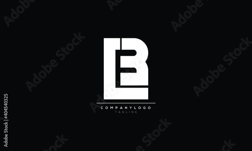 lbf blf Abstract initial monogram letter alphabet logo design