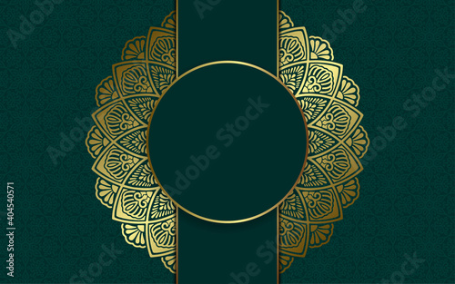 Luxury ornamental mandala background with arabic islamic east pattern style premium vector
