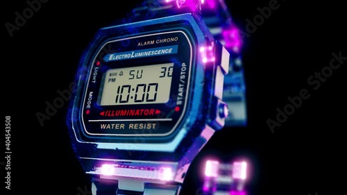 retro watch 4k. High quality 4k footage photo